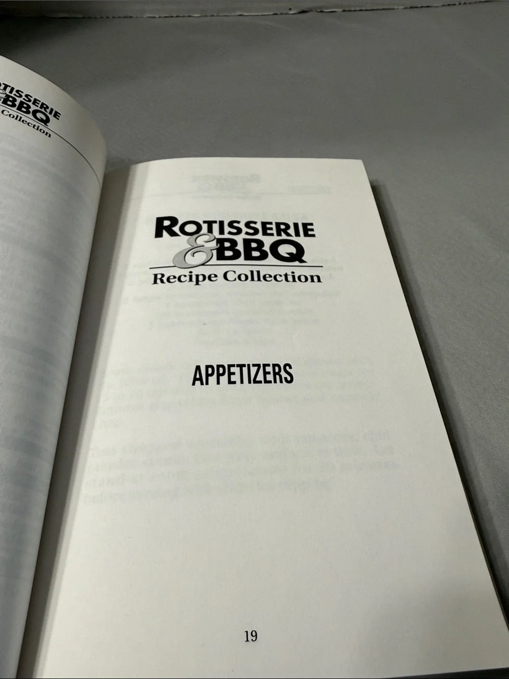 Rotisserie & BBQ Recipe Collection Cookbook Red Cover Paperback by Ron Popeil